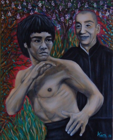 Oil Painting > Wing Chun ( Bruce Lee, Yip Man )